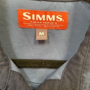 Simms Fishing button down utility shirt women's M shacket long sleeve‎